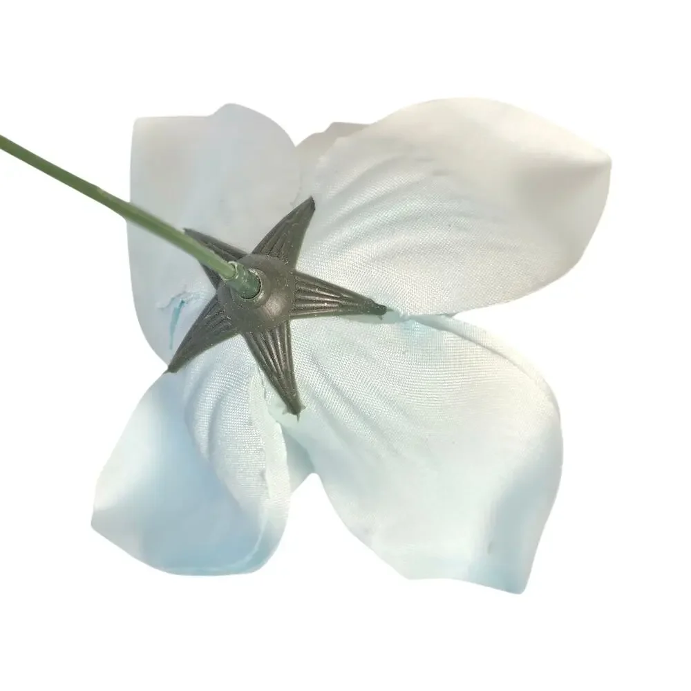 45 Baby Blue Powder Blue Artificial Silk Roses 3in Short Stem Wedding Flowers